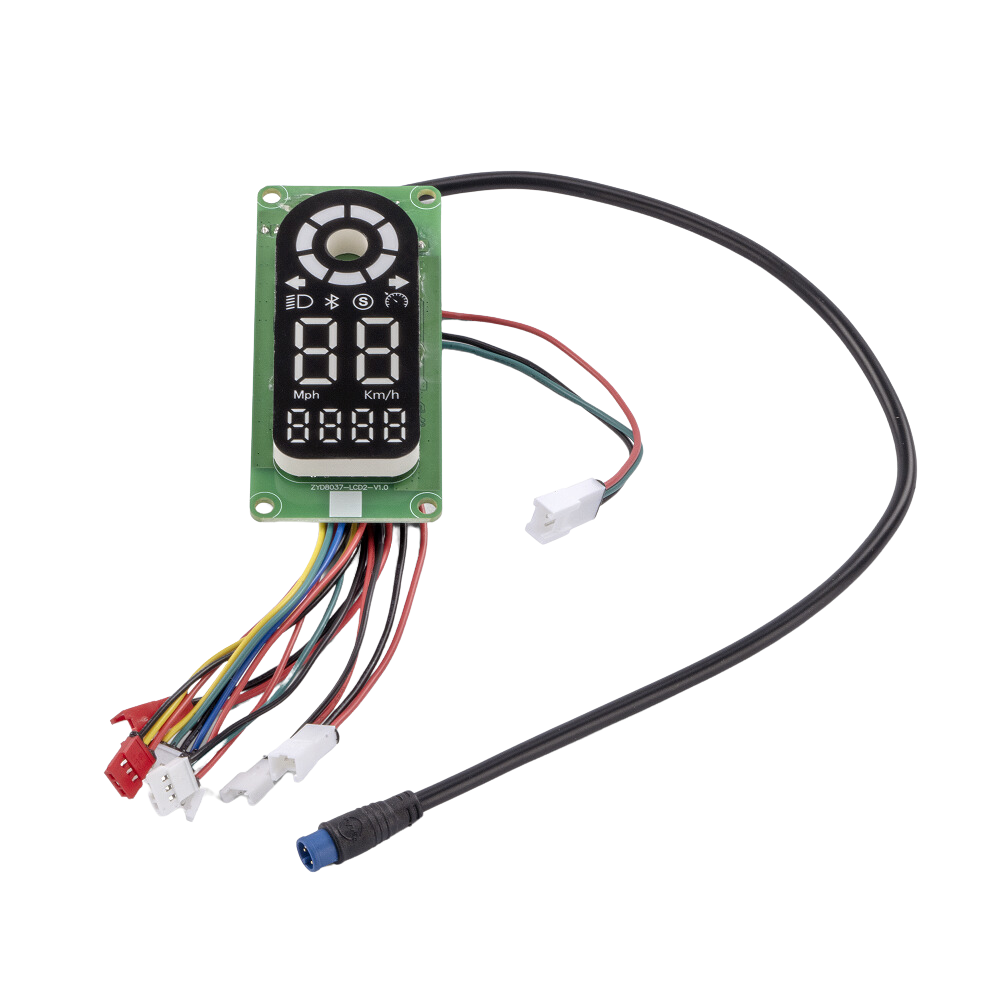 Ecran à segments avec connexion pour clignotants